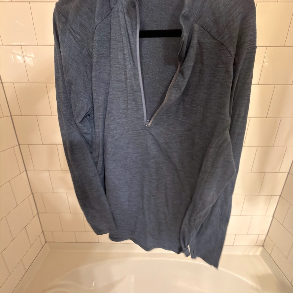 lululemon athletica Long Sleeve Shirt - Blue
